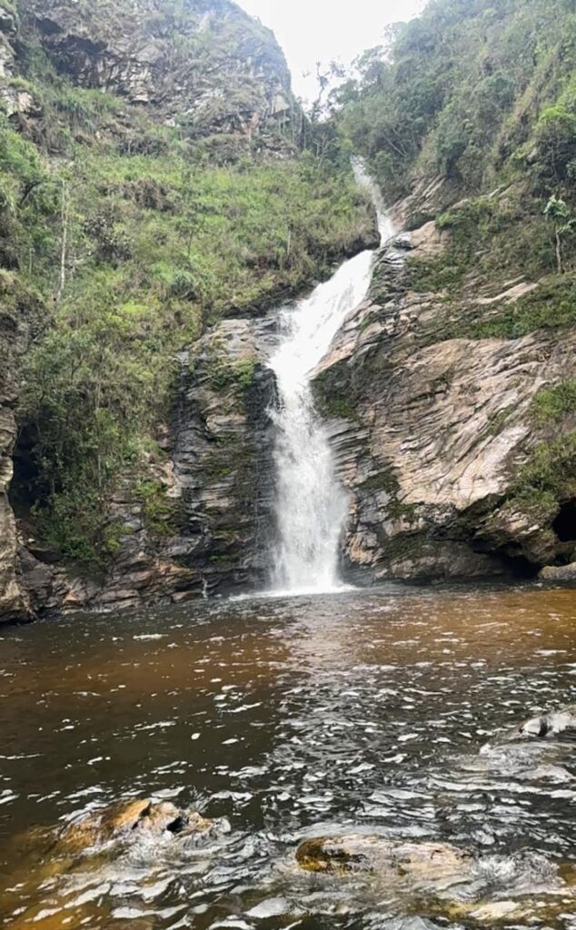 Imagem mostra Cachoeira do Patrocínio, uma das Cachoeiras de Ipoema.