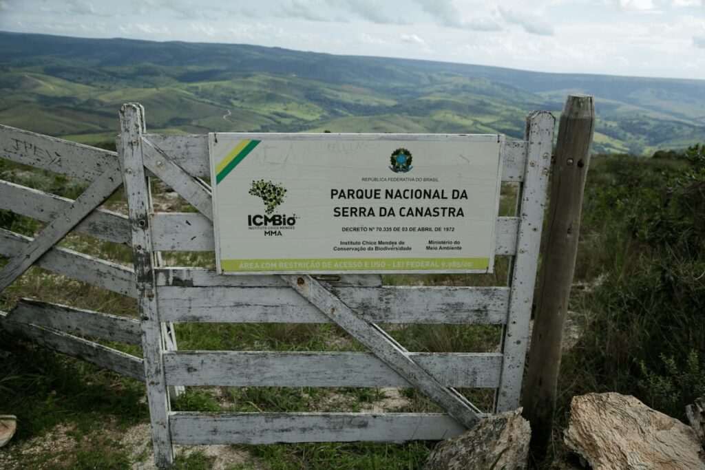 Imagem mostra parte do belíssimo Parque Nacional da Serra da Canastra.